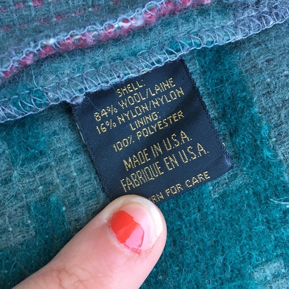 Vintage Eddie Bauer Western Southwest Native American Wool Coat - Picture 7 of 16